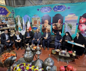  غرفه شهرداری نجف آباد در چهاردهمین نمایشگاه گردشگری صنایع دستی و هتل داری / 11 آذرماه 1403 